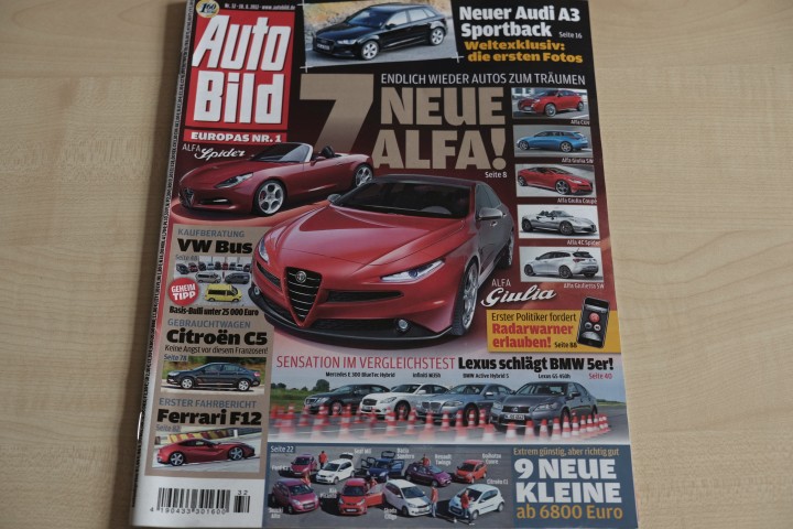 Deckblatt Auto Bild (32/2012)